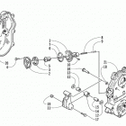 POWDER SPECIAL 600 Dropcase chain tension assembly (optional)