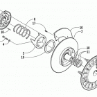 ZR 440 SNO PRO (SNO-CROSS) Привод сцепления
