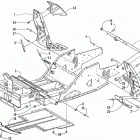 PANTERA 1000 Передняя рама и подножки