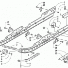 MOUNTAIN CAT 800 Slide rail and track assembly (le)