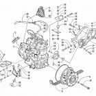 MOUNTAIN CAT 600 VEV Опора двигателя и вариатор