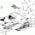 ZR 600 EFI LE Капот и Лобовое стекло  (le)