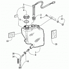 MOUNTAIN CAT 500 EFI Маслянный бак