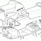 ZRT 600 Топливный бак ,сиденье и задний фонарь