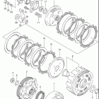 LT-F500F Vinson 4WD Сцепление