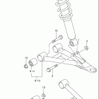 LT-F500F Vinson 4WD Suspension arm