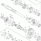 LT-F500F Vinson 4WD Трансмиссия 2