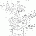 LT-A500F VINSON 4x4 AUTOMATIC Головка цилиндра