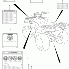 LT-F500F Vinson 4WD Наклейки