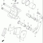 LT-A500F VINSON 4x4 AUTOMATIC Передний суппорт тормозной