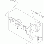 LT-F500F Vinson 4WD Водяной насос
