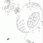 LT-A500F VINSON 4x4 AUTOMATIC Переднее колесо