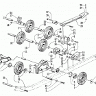 BEARCAT WIDE TRACK Задняя подвеска оси в сборе