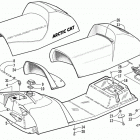 ZL 550 ESR Топливный бак ,сиденье и задний фонарь