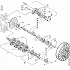POWDER SPECIAL 600 Вал приводной трака и тормоза