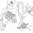 ZRT 600 (GREEN) Опора двигателя и вариатор