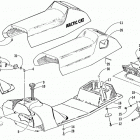 Z 370 Топливный бак ,сиденье и задний фонарь