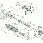 ZR 700 (BLACK) Вал приводной трака и тормоза