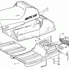 ZR 440 SNO PRO Seat and taillight assembly