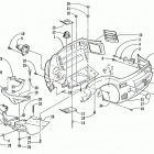 PANTHER 550 Обтекатель и передний бампер