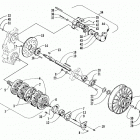 BEARCAT WIDE TRACK Вал приводной трака и тормоза
