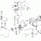 BEARCAT 440 II Карбюратор, топливный насос, масляный бак, и глушитель