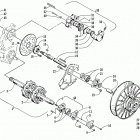 PANTHER 550 Вал приводной трака и тормоза