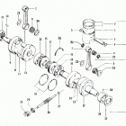 BEARCAT WIDE TRACK Поршень и коленвал