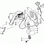 ZR 600 EFI - LE Console and switch assembly (le-c)