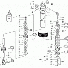 Z 440 SNO PRO Задняя подвеска ,задний амортизатор