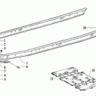 BEARCAT 340 Рельс скольжения и гусеница