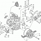 ZR 500 EFI Опора двигателя и вариатор