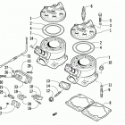 ZR 440 SNO PRO Цилиндр и головка