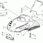 PANTHER 550 Капот и ветровое стекло