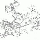 ZL 500 EFI Передняя рама и подножки