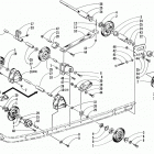 BEARCAT 340 Задняя подвеска оси в сборе
