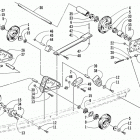 PANTHER 340 Задняя подвеска оси в сборе