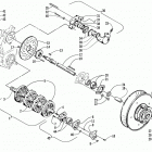 ZRT 600 (GREEN) Вал приводной трака и тормоза