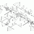 Z 440 SNO PRO Задняя подвеска ,задний рычаг