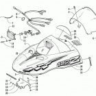 Z 120 Капот, фара и  ветровое  стекло