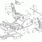 ZL 440 Передняя рама и подножки