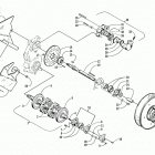 ZR 440 SNO PRO Вал приводной трака и тормоза