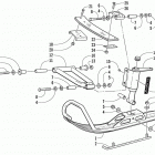 Z 120 Front suspension and ski assembly