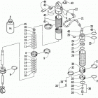 Z 440 SNO PRO Задняя  подвеска, передний амортизатор