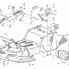 POWDER SPECIAL EFI Передняя рама, подножки и защитный кожух