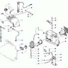 COUGAR Карбюратор, топливный насос, масляный бак, и глушитель