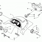 EXT 600 Headlight and instruments