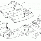 ZR 440 Топливный бак ,сиденье и задний фонарь