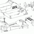 POWDER SPECIAL Gas tank, seat, and taillight assemblies