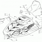 ZR 580 EFI Капот и ветровое стекло